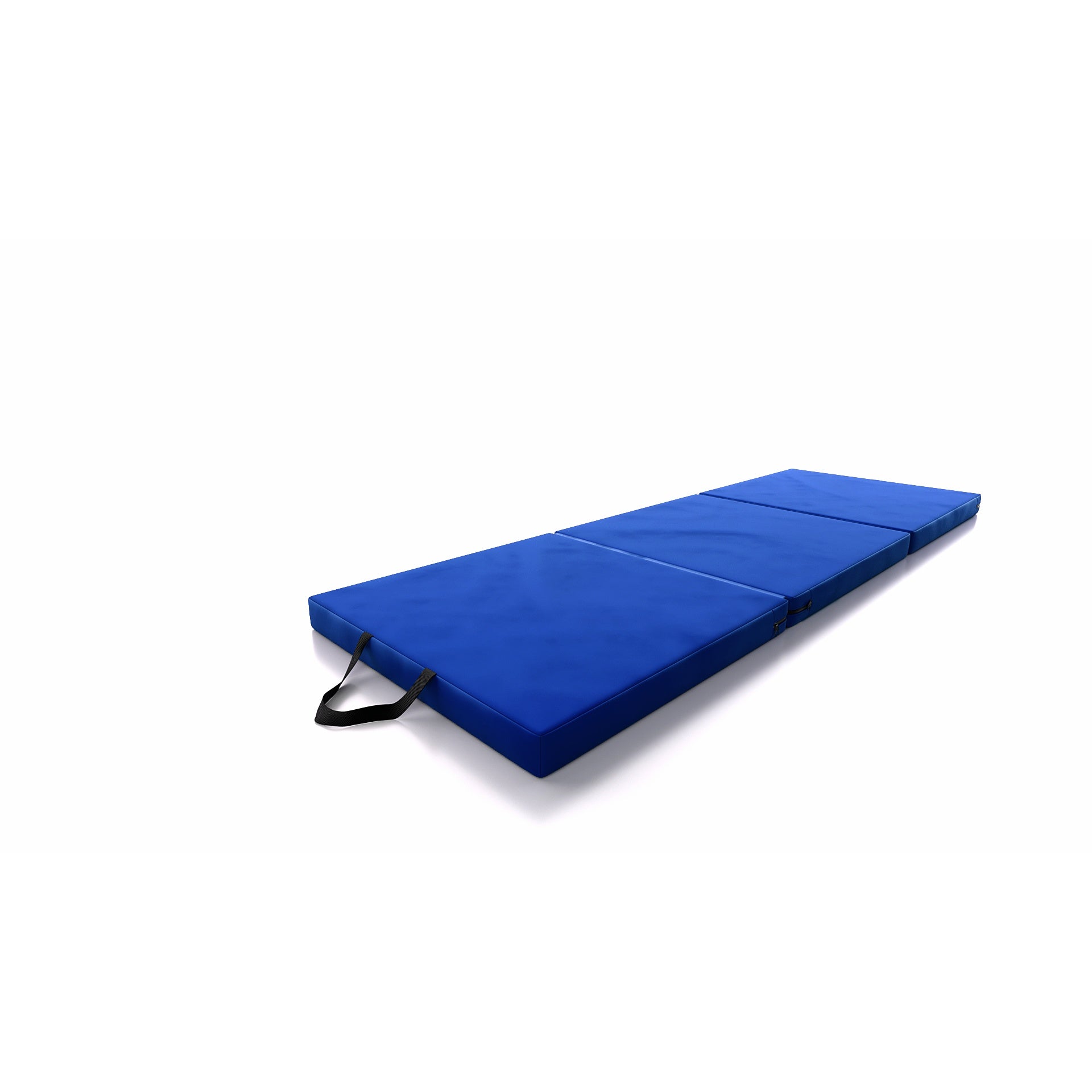 DRUNA Colchoneta Gimnasia Plegable 180x60x6 cm con Asas - Azul